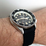 Buy Shop Seiko 5 Sports SKX Automatic Black Dial Black Silicone Strap Watch for Men - SRPD73K2 USA Online