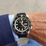 Buy Shop Seiko 5 Sports SKX Automatic Black Dial Black Silicone Strap Watch for Men - SRPD73K2 USA Online