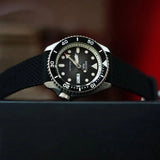 Buy Shop Seiko 5 Sports SKX Automatic Black Dial Black Silicone Strap Watch for Men - SRPD73K2 USA Online