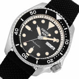 Buy Shop Seiko 5 Sports SKX Automatic Black Dial Black Silicone Strap Watch for Men - SRPD73K2 USA Online