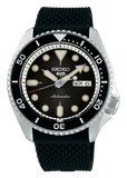 Buy Shop Seiko 5 Sports SKX Automatic Black Dial Black Silicone Strap Watch for Men - SRPD73K2 USA Online
