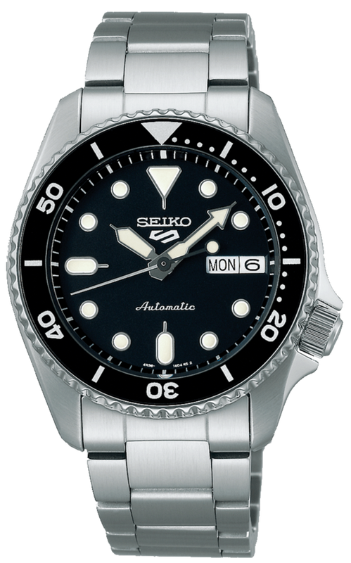Buy Shop Seiko 5 Sports SKX Automatic Black Dial Silver Steel Strap Watch For Men - SRPK29K1 USA Online