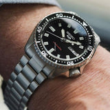 Buy Shop Seiko 5 Sports SKX Automatic Black Dial Silver Steel Strap Watch for Men - SRPL85K1 USA Online