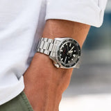 Buy Shop Seiko 5 Sports SKX Automatic Black Dial Silver Steel Strap Watch for Men - SRPL85K1 USA Online