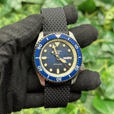 Buy Shop Seiko 5 Sports SKX Automatic Blue Dial Blue Silicone Strap Watch for Men - SRPD71K2 USA Online