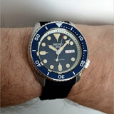 Buy Shop Seiko 5 Sports SKX Automatic Blue Dial Blue Silicone Strap Watch for Men - SRPD71K2 USA Online