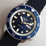 Buy Shop Seiko 5 Sports SKX Automatic Blue Dial Blue Silicone Strap Watch for Men - SRPD71K2 USA Online