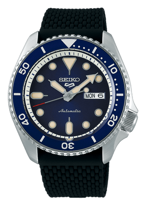 Buy Shop Seiko 5 Sports SKX Automatic Blue Dial Blue Silicone Strap Watch for Men - SRPD71K2 USA Online