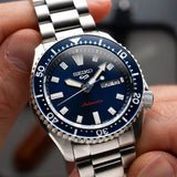 Buy Shop Seiko 5 Sports SKX Automatic Blue Dial Silver Steel Strap Watch for Men - SRPL83K1 USA Online