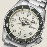 Buy Shop Seiko 5 Sports SKX Automatic Cream Dial Silver Steel Strap Watch For Men - SRPK31K1 USA Online