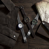 Buy Shop Seiko 5 Sports SKX GMT Automatic Green Dial Silver Steel Strap Watch For Men - SSK035K1 USA Online