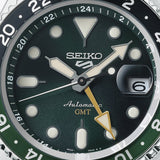 Buy Shop Seiko 5 Sports SKX GMT Automatic Green Dial Silver Steel Strap Watch For Men - SSK035K1 USA Online