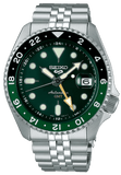 Buy Shop Seiko 5 Sports SKX GMT Automatic Green Dial Silver Steel Strap Watch For Men - SSK035K1 USA Online