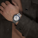 Buy Shop Seiko 5 Sports SKX GMT Automatic Sky Blue Dial Silver Steel Strap Watch For Men - SSK033K1 USA Online