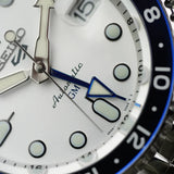 Buy Shop Seiko 5 Sports SKX GMT Automatic Sky Blue Dial Silver Steel Strap Watch For Men - SSK033K1 USA Online