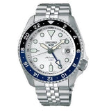 Buy Shop Seiko 5 Sports SKX GMT Automatic Sky Blue Dial Silver Steel Strap Watch For Men - SSK033K1 USA Online