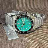Buy Shop Seiko 5 Sports SKX Midi Automatic Teal Dial Silver Steel Strap Watch For Men - SRPK33K1 USA Online