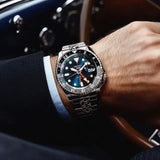 Buy Shop Seiko 5 Sports SKX Racers Heritage Velocity Blue Dial Silver Steel Strap Watch for Men - SSK045K1 USA Online