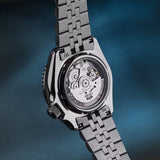 Buy Shop Seiko 5 Sports SKX Racers Heritage Velocity Blue Dial Silver Steel Strap Watch for Men - SSK045K1 USA Online