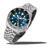 Buy Shop Seiko 5 Sports SKX Racers Heritage Velocity Blue Dial Silver Steel Strap Watch for Men - SSK045K1 USA Online