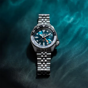 Buy Shop Seiko 5 Sports SKX Racers Heritage Velocity Blue Dial Silver Steel Strap Watch for Men - SSK045K1 USA Online