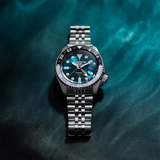 Buy Shop Seiko 5 Sports SKX Racers Heritage Velocity Blue Dial Silver Steel Strap Watch for Men - SSK045K1 USA Online