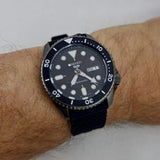 Buy Shop Seiko 5 Sports SKX Series Automatic Black Dial Black Silicone Strap Watch for Men - SRPD65K2 USA Online