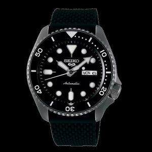 Buy Shop Seiko 5 Sports SKX Series Automatic Black Dial Black Silicone Strap Watch for Men - SRPD65K2 USA Online