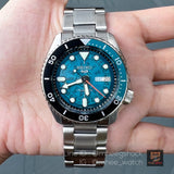 Buy Shop Seiko 5 Sports SKX Skeleton Green Dial Silver Steel Strap Watch For Men - SRPJ45K1 USA Online