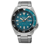Buy Shop Seiko 5 Sports SKX Skeleton Green Dial Silver Steel Strap Watch For Men - SRPJ45K1 USA Online