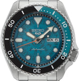Buy Shop Seiko 5 Sports SKX Skeleton Green Dial Silver Steel Strap Watch For Men - SRPJ45K1 USA Online