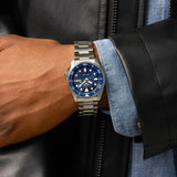Buy Shop Seiko 5 Sports SKX Street Denim Blue Dial Silver Steel Strap Watch for Men - SRPL77K1 USA Online
