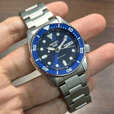 Buy Shop Seiko 5 Sports SKX Street Denim Blue Dial Silver Steel Strap Watch for Men - SRPL77K1 USA Online