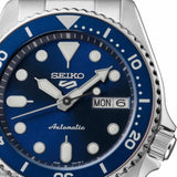 Buy Shop Seiko 5 Sports SKX Street Denim Blue Dial Silver Steel Strap Watch for Men - SRPL77K1 USA Online