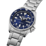 Buy Shop Seiko 5 Sports SKX Street Denim Blue Dial Silver Steel Strap Watch for Men - SRPL77K1 USA Online