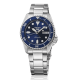 Buy Shop Seiko 5 Sports SKX Street Denim Blue Dial Silver Steel Strap Watch for Men - SRPL77K1 USA Online