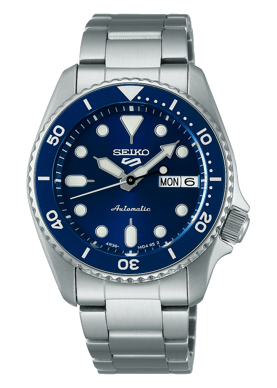 Buy Shop Seiko 5 Sports SKX Street Denim Blue Dial Silver Steel Strap Watch for Men - SRPL77K1 USA Online