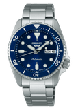 Buy Shop Seiko 5 Sports SKX Street Denim Blue Dial Silver Steel Strap Watch for Men - SRPL77K1 USA Online