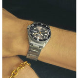 Buy Shop Seiko 5 Sports SKX Street Stonewash Black Dial Silver Steel Strap Watch for Men - SRPL79K1 USA Online