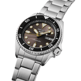 Buy Shop Seiko 5 Sports SKX Street Stonewash Black Dial Silver Steel Strap Watch for Men - SRPL79K1 USA Online