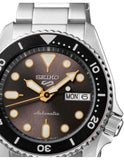 Buy Shop Seiko 5 Sports SKX Street Stonewash Black Dial Silver Steel Strap Watch for Men - SRPL79K1 USA Online