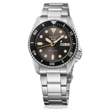 Buy Shop Seiko 5 Sports SKX Street Stonewash Black Dial Silver Steel Strap Watch for Men - SRPL79K1 USA Online