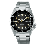 Buy Shop Seiko 5 Sports SKX Street Stonewash Black Dial Silver Steel Strap Watch for Men - SRPL79K1 USA Online