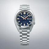 Seiko 5 Sports SNXS Automatic Blue Dial Silver Steel Strap Watch for Men - SRPK87K1