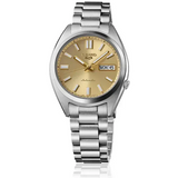 Buy Shop Seiko 5 Sports SNXS Automatic Gold Dial Silver Steel Strap Watch for Men - SRPL59K1 USA Online