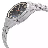 Seiko 5 Sports SNXS Series Automatic Black Dial Silver Steel Strap Watch for Men - SRPK89K1
