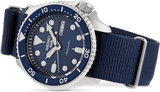 Seiko 5 Sports Automatic SKX Blue Dial Blue NATO Strap Watch For Men - SRPD51K2