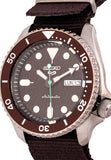 Buy Shop Seiko 5 Sport Automatic Brown Dial Brown Nylon Strap Watch For Men - SRPD85K1 USA Online
