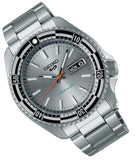 Seiko 5 Sports Special Edition Silver Dial Silver Steel Strap Watch For Men - SRPK09K1