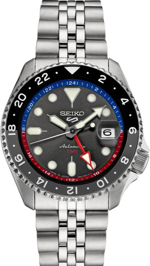 Buy Shop Seiko 5 Sports Special Edition Automatic Grey Dial Silver Steel Strap Watch For Men - SSK019K1 USA Online